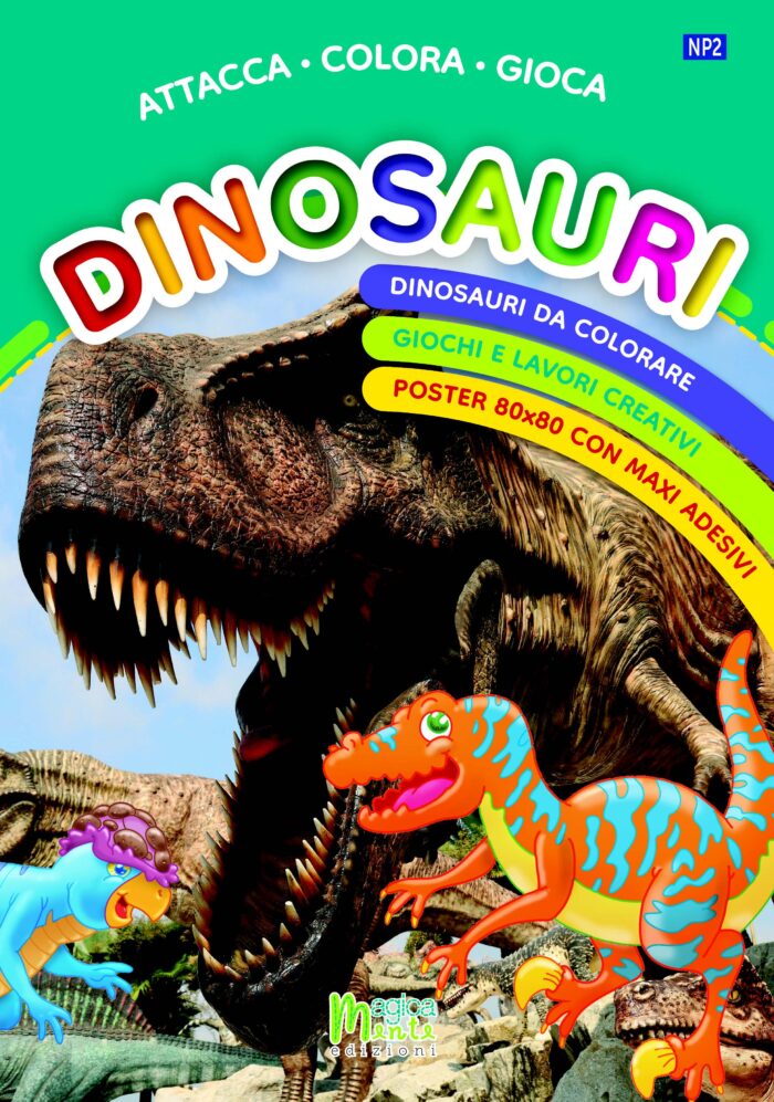 Attacca Colora Gioca - Dinosauri