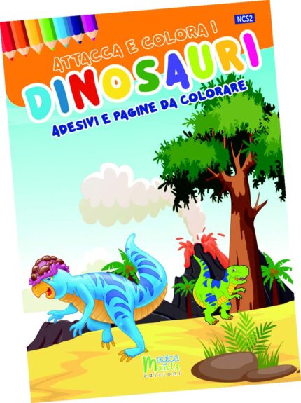 Attacca e colora - i Dinosauri