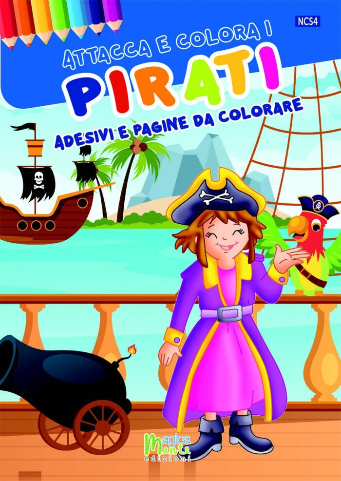 Attacca e colora – I Pirati